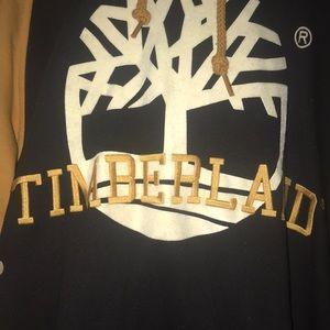 black and gold timberland hoodie